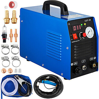 50a Cut-50 Inverter Digital Air Plasma Cutter Machine 110/220v Fit All Cut Torch