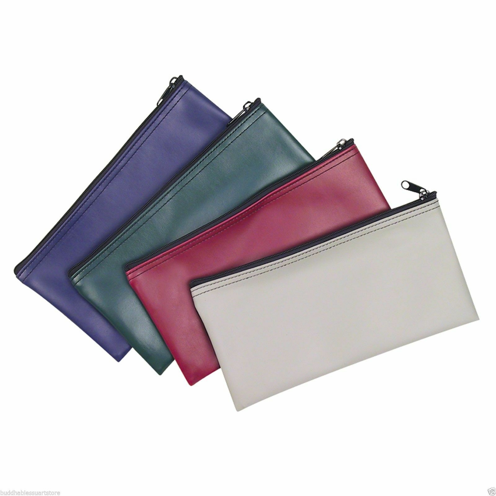 6 Zippered Bank Deposit Bag Carry Pouch Safe Money Organizer Tool Bag-pick Color