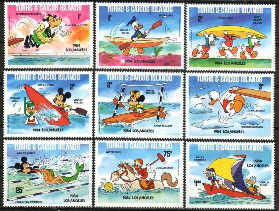Turks &amp; Caicos Stamp - 84 Olympics Stamp - Nh