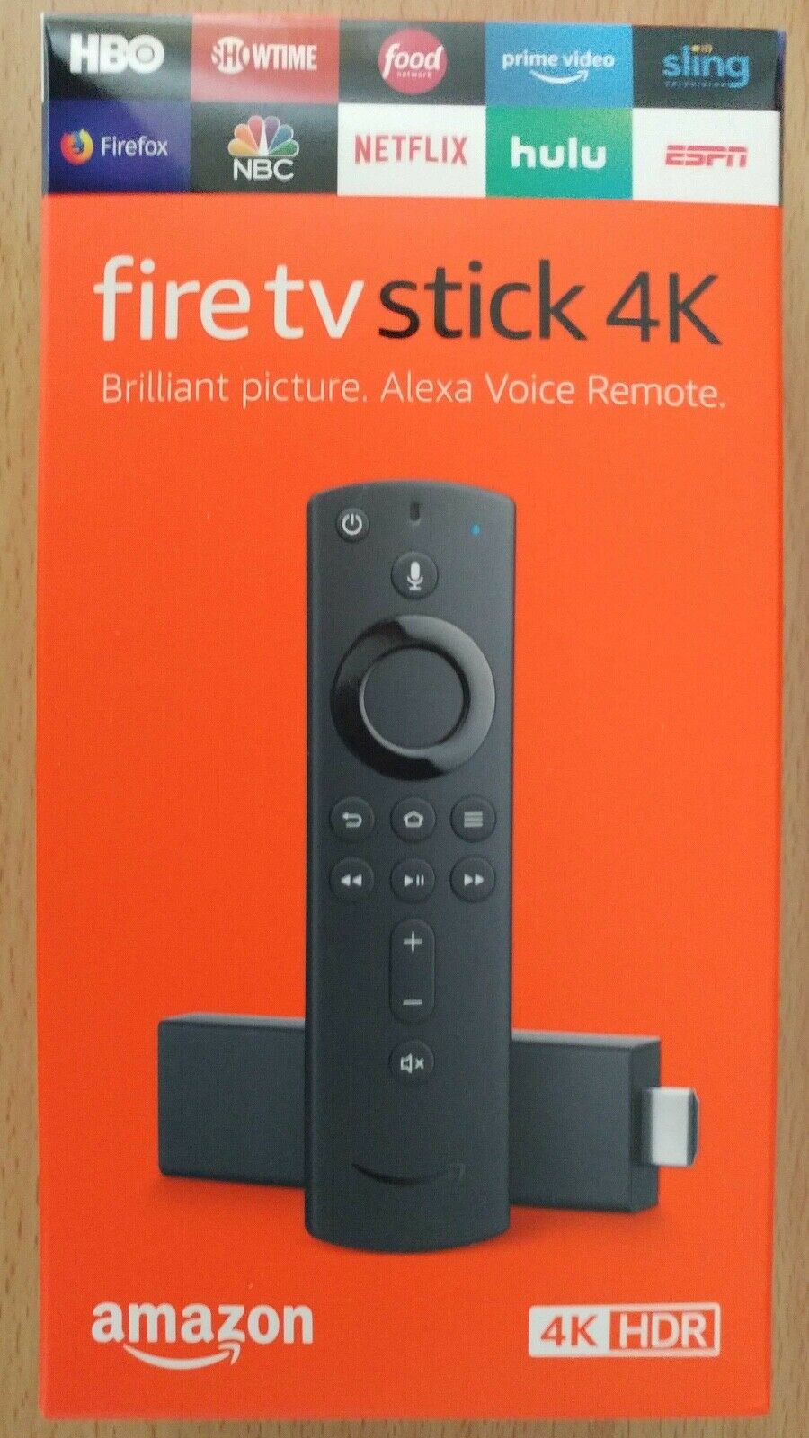 Amazon Fire Tv Stick 4k & Alexa Voice Remote Streaming, Latest 2019 Version!